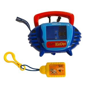 Tiger Disney Kid Clips 2002 Music Player Radio Blue Retro Jungle Book WORKS